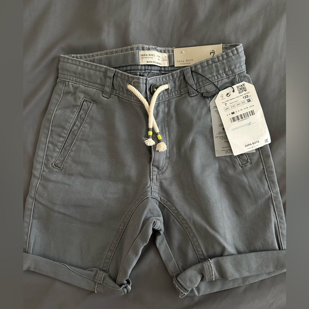 GREY ZARA BOY SHORTS SIZE 7